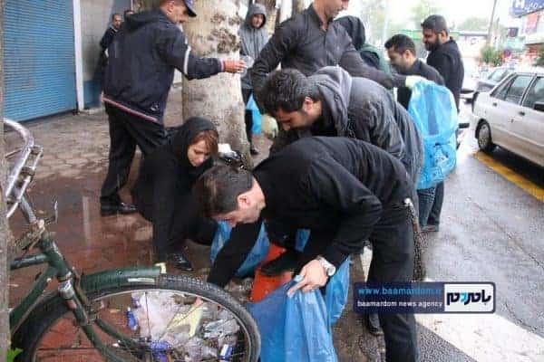 پاکسازی خیابان‌های آستانه اشرفیه از زباله 12 - پاکسازی خیابان‌های آستانه اشرفیه از زباله | گزارش تصویری - آستانه