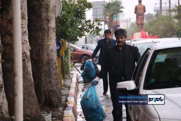 پاکسازی خیابان‌های آستانه اشرفیه از زباله 16 - پاکسازی خیابان‌های آستانه اشرفیه از زباله | گزارش تصویری - آستانه
