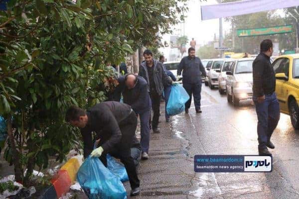 پاکسازی خیابان‌های آستانه اشرفیه از زباله 20 - پاکسازی خیابان‌های آستانه اشرفیه از زباله | گزارش تصویری - آستانه