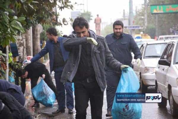 پاکسازی خیابان‌های آستانه اشرفیه از زباله 21 - پاکسازی خیابان‌های آستانه اشرفیه از زباله | گزارش تصویری - آستانه