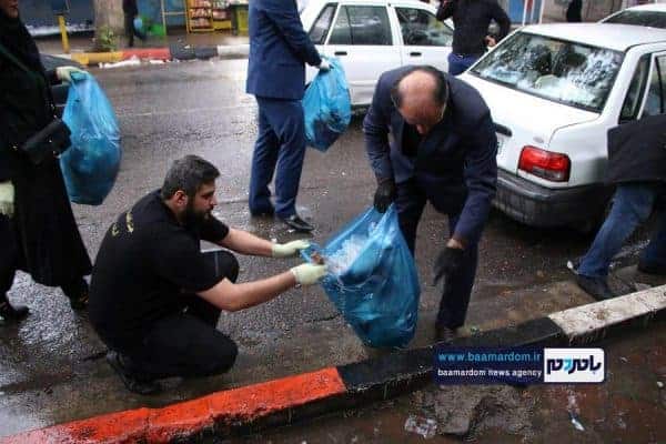 پاکسازی خیابان‌های آستانه اشرفیه از زباله 27 - پاکسازی خیابان‌های آستانه اشرفیه از زباله | گزارش تصویری - آستانه