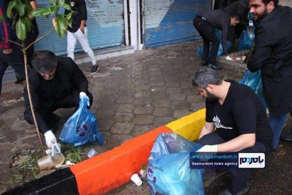 پاکسازی خیابان‌های آستانه اشرفیه از زباله 39 - پاکسازی خیابان‌های آستانه اشرفیه از زباله | گزارش تصویری - آستانه