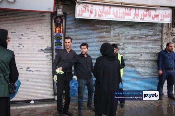 پاکسازی خیابان‌های آستانه اشرفیه از زباله 9 - پاکسازی خیابان‌های آستانه اشرفیه از زباله | گزارش تصویری - آستانه