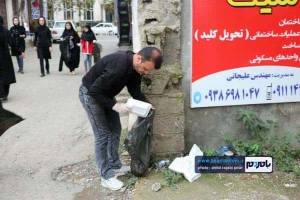 پاکسازی سطح شهر رحیم آباد از زباله 30 - پاکسازی سطح شهر رحیم آباد از زباله توسط دوستداران محیط زیست | گزارش تصویری - \h;shcd