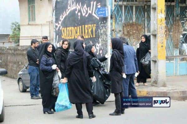 پاکسازی سطح شهر رحیم آباد از زباله 5 - پاکسازی سطح شهر رحیم آباد از زباله توسط دوستداران محیط زیست | گزارش تصویری - \h;shcd