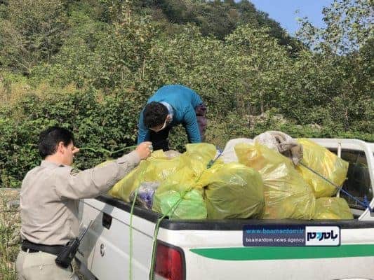 پاکسازی مسیرهای منتهی به بام سبز لاهیجان از زباله 10 - پاکسازی مسیرهای منتهی به بام سبز لاهیجان از زباله | گزارش تصویری - باران لاهیجان