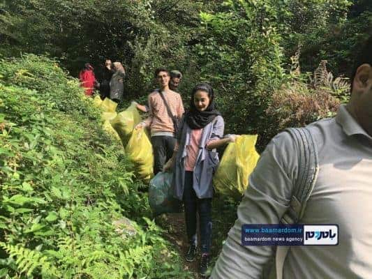 پاکسازی مسیرهای منتهی به بام سبز لاهیجان از زباله 17 - پاکسازی مسیرهای منتهی به بام سبز لاهیجان از زباله | گزارش تصویری - باران لاهیجان