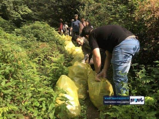 پاکسازی مسیرهای منتهی به بام سبز لاهیجان از زباله 19 - پاکسازی مسیرهای منتهی به بام سبز لاهیجان از زباله | گزارش تصویری - باران لاهیجان