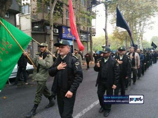 دسته سوگواری نیروهای انتظامی شهرستان لاهیجان 3 - دسته سوگواری نیروهای انتظامی شهرستان لاهیجان برگزار شد + تصاویر - دسته