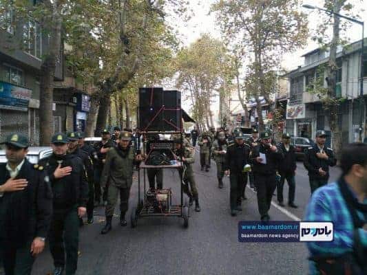 دسته سوگواری نیروهای انتظامی شهرستان لاهیجان 5 - دسته سوگواری نیروهای انتظامی شهرستان لاهیجان برگزار شد + تصاویر - دسته