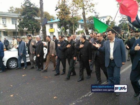 دسته سوگواری نیروهای انتظامی شهرستان لاهیجان 8 - دسته سوگواری نیروهای انتظامی شهرستان لاهیجان برگزار شد + تصاویر - دسته