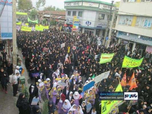 راهپیمایی با شکوه ۱۳ آبان در رودسر 10 - راهپیمایی با شکوه ۱۳ آبان در رودسر برگزار شد + تصاویر - 13 آبان