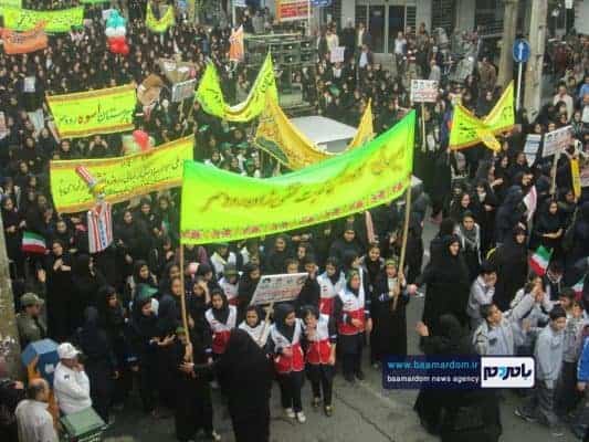 راهپیمایی با شکوه ۱۳ آبان در رودسر 18 - راهپیمایی با شکوه ۱۳ آبان در رودسر برگزار شد + تصاویر - 13 آبان