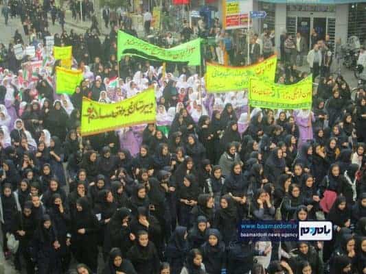 راهپیمایی با شکوه ۱۳ آبان در رودسر 19 - راهپیمایی با شکوه ۱۳ آبان در رودسر برگزار شد + تصاویر - 13 آبان