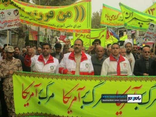 راهپیمایی با شکوه ۱۳ آبان در رودسر 24 - راهپیمایی با شکوه ۱۳ آبان در رودسر برگزار شد + تصاویر - 13 آبان