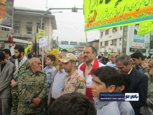 راهپیمایی با شکوه ۱۳ آبان در رودسر 29 - راهپیمایی با شکوه ۱۳ آبان در رودسر برگزار شد + تصاویر - 13 آبان