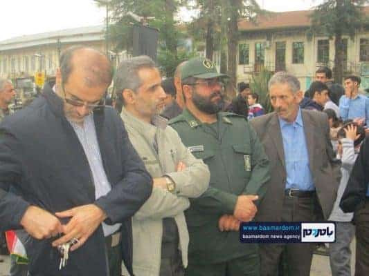راهپیمایی با شکوه ۱۳ آبان در رودسر 4 - راهپیمایی با شکوه ۱۳ آبان در رودسر برگزار شد + تصاویر - 13 آبان