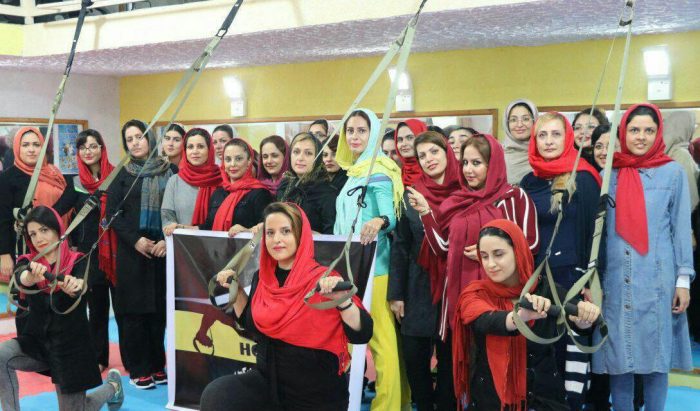 برگزاری همایش ورزشی trx در لاهیجان