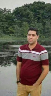 امین تقوای سلیمی دهیار روستای حاج سلیم محله.jp1g 264x498 - تصادف مرگبار در جاده لاهیجان- سیاهکل باعث مرگ دهیار جوان روستا شد | عکس - امین تقوای سلیمی