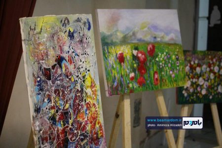 برپایی نمایشگاه نقاشی بر بال پروانه در لاهیجان 18 - برپایی نمایشگاه نقاشی بر بال پروانه در لاهیجان | گزارش تصویری و گفت و گو - بر بال پروانه