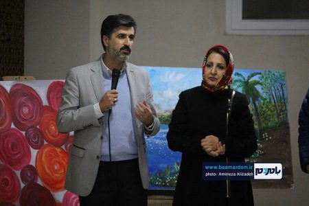 برپایی نمایشگاه نقاشی بر بال پروانه در لاهیجان 24 - برپایی نمایشگاه نقاشی بر بال پروانه در لاهیجان | گزارش تصویری و گفت و گو - بر بال پروانه
