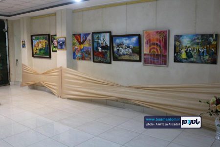 برپایی نمایشگاه نقاشی بر بال پروانه در لاهیجان 7 - برپایی نمایشگاه نقاشی بر بال پروانه در لاهیجان | گزارش تصویری و گفت و گو - بر بال پروانه