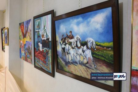 برپایی نمایشگاه نقاشی بر بال پروانه در لاهیجان 9 - برپایی نمایشگاه نقاشی بر بال پروانه در لاهیجان | گزارش تصویری و گفت و گو - بر بال پروانه