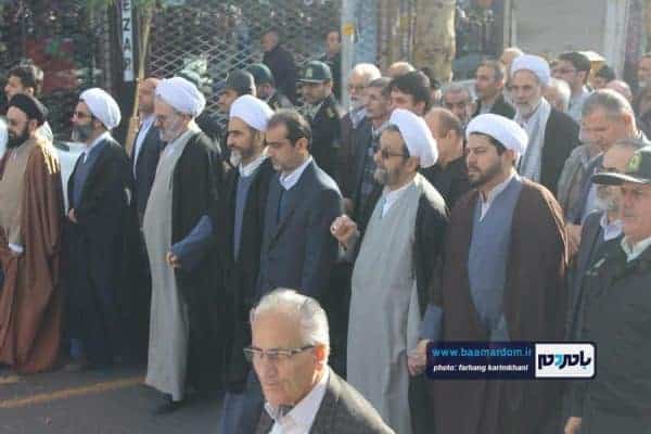راهپیمایی ضد ترامپ نمازگزاران لاهیجان 4 - جوانان به دود و مواد مخدر پناه نبرند | اظهارات و اقدامات اخیر ترامپ از روی ناتوانی است + تصاویر - بامردم