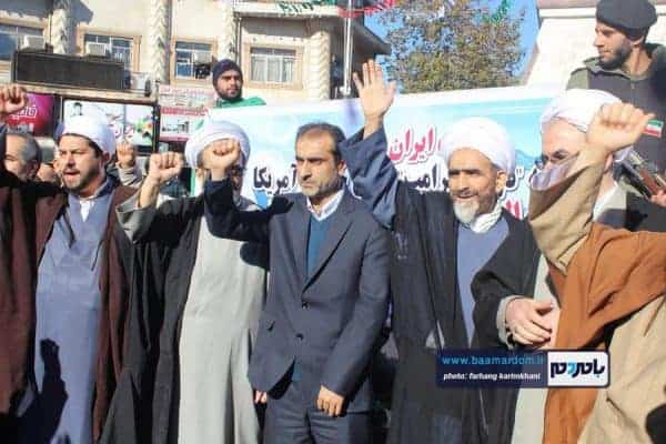 راهپیمایی ضد ترامپ نمازگزاران لاهیجان 5 - جوانان به دود و مواد مخدر پناه نبرند | اظهارات و اقدامات اخیر ترامپ از روی ناتوانی است + تصاویر - بامردم