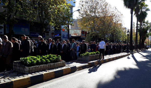 راهپیمایی نمازگزاران جمعه در سراسر استان گیلان 9 - راهپیمایی نمازگزاران جمعه در سراسر استان گیلان به روایت تصویر -