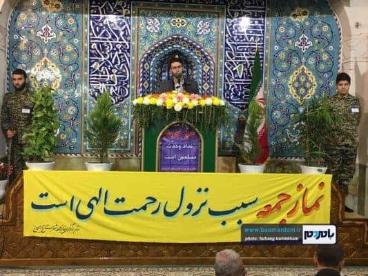 نماز جمعه لاهیجان 16 - نباید مردم را مایوس کنیم | انقدر از دانشجویان بد نگویید + گزارش تصویری - امام جمعه لاهیجان