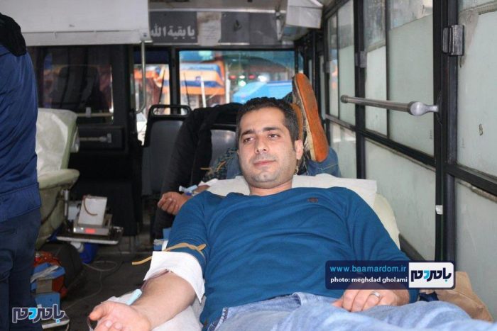 اهدای خون مردم نوع‌دوست رحیم آباد به بیماران نیازمند به این مایع حیاتی + تصاویر