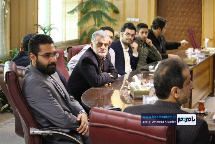دیدار جمعی از اصحاب رسانه شهرستان لاهیجان با فرماندار رشت | تصاویر