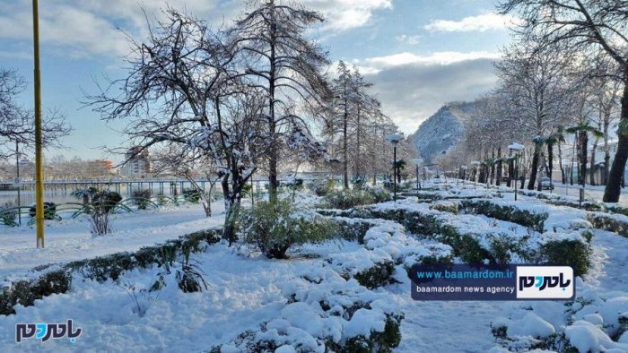 روز برفی و یک روز پس از برف در لاهیجان + تصاویر