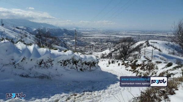 زیبایی‌های منطقه هفت‌پیچ لاهیجان پس از بارش اولین برف 21 - زیبایی‌های منطقه هفت‌پیچ لاهیجان پس از بارش اولین برف زمستانی - برف