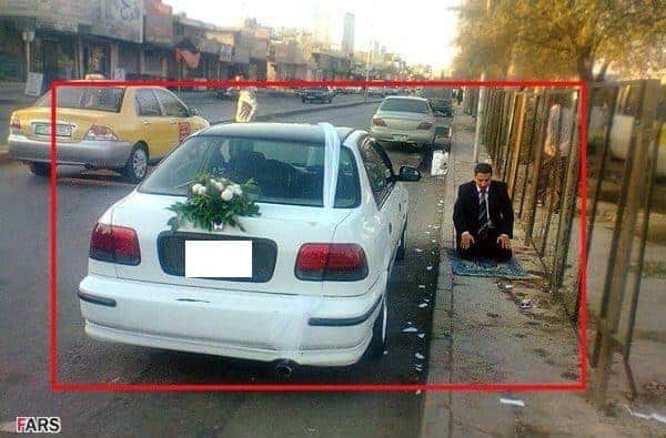 نماز کنار جاده - جریمه میلیونی برای رانندگانی که کنار جاده نماز می‌خوانند! - جریمه