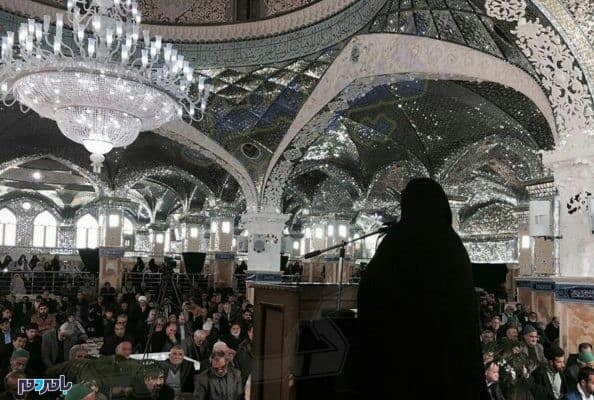 الهام چرخنده اولین زن سخنران خطبه نماز جمعه - الهام چرخنده اولین زن سخنران خطبه نماز جمعه در تاریخ ایران + عکس - الهام چرخنده اولین زن سخنران خطبه نماز جمعه
