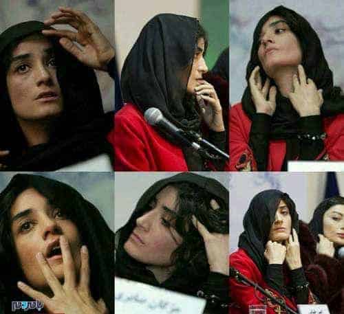 دلیل حرکات عجیب مژگان صابری در جشنواره چه بود؟ +عکس