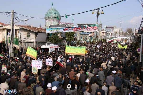 راهپیمایی باشکوه ۲۲ بهمن در آستانه اشرفیه 18 - راهپیمایی باشکوه ۲۲ بهمن در آستانه اشرفیه برگزار شد + گزارش تصویری - 22 بهمن
