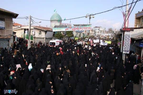 راهپیمایی باشکوه ۲۲ بهمن در آستانه اشرفیه 19 - راهپیمایی باشکوه ۲۲ بهمن در آستانه اشرفیه برگزار شد + گزارش تصویری - 22 بهمن