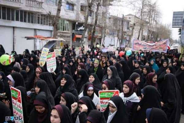 راهپیمایی باشکوه ۲۲ بهمن در آستانه اشرفیه 2 - راهپیمایی باشکوه ۲۲ بهمن در آستانه اشرفیه برگزار شد + گزارش تصویری - 22 بهمن