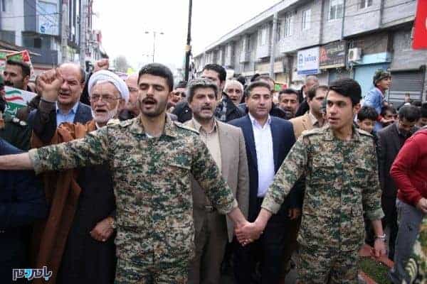 راهپیمایی باشکوه ۲۲ بهمن در آستانه اشرفیه 4 - راهپیمایی باشکوه ۲۲ بهمن در آستانه اشرفیه برگزار شد + گزارش تصویری - 22 بهمن