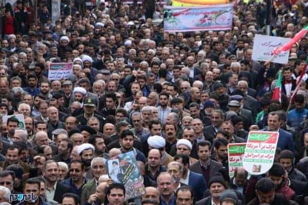 راهپیمایی باشکوه ۲۲ بهمن در آستانه اشرفیه 7 - راهپیمایی باشکوه ۲۲ بهمن در آستانه اشرفیه برگزار شد + گزارش تصویری - 22 بهمن