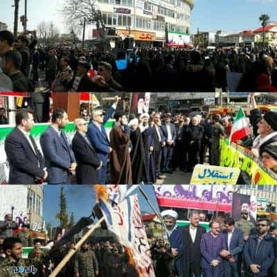 راهپیمایی باشکوه ۲۲ بهمن در بندر کیاشهر 11 - راهپیمایی باشکوه ۲۲ بهمن در بندر کیاشهر برگزار شد + گزارش تصویری - 22 بهمن