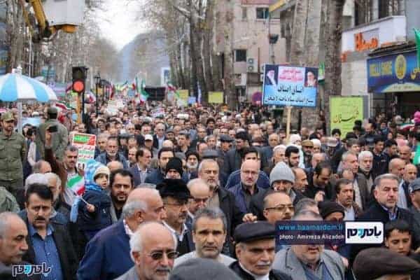 راهپیمایی ۲۲ بهمن در لاهیجان 15 - راهپیمایی ۲۲ بهمن در لاهیجان برگزار شد | گزارش تصویری - 22 بهمن
