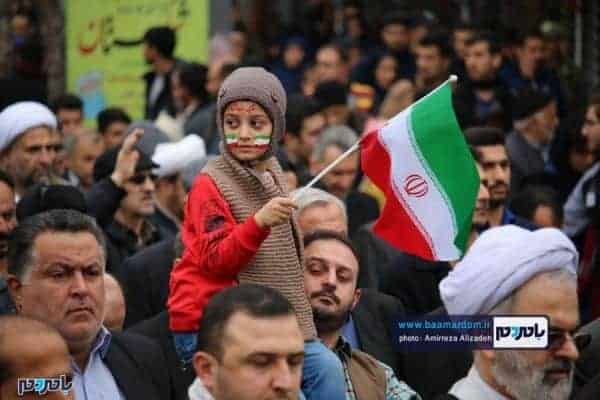 راهپیمایی ۲۲ بهمن در لاهیجان 16 - راهپیمایی ۲۲ بهمن در لاهیجان برگزار شد | گزارش تصویری - 22 بهمن