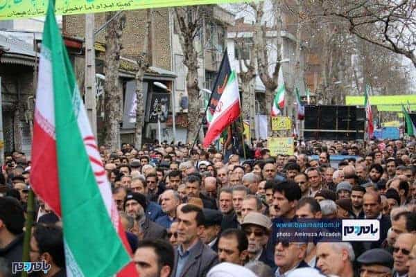 راهپیمایی ۲۲ بهمن در لاهیجان 25 - راهپیمایی ۲۲ بهمن در لاهیجان برگزار شد | گزارش تصویری - 22 بهمن
