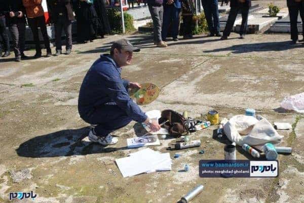 نمایش خیابانی چشمان درد مند او 5 - نمایش خیابانی "چشمان درد مند او..." در رحیم آباد اجرا شد - چشمان درد مند