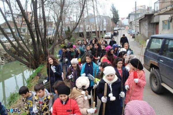 چهاردهمین برنامه پویش پاکسازی رودخانه مرداب آستارا 4 - گزارش تصویری برگزاری چهاردهمین برنامه پویش پاکسازی رودخانه مرداب آستارا - آستارا