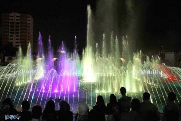 بزرگترین آبنمای موزیکال کشور در رشت - بزرگترین آبنمای موزیکال کشور نوروز 97 در رشت فعال می شود - آبنمای موزیکال